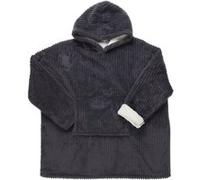 Plaid Sweat à Capuche "Chevron" 85x115cm Gris Foncé Gris foncé G