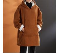 TODAY Sweat Plaid Bouclette 70/87 Polyester Caramel Moka