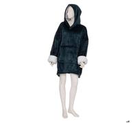 Atmosphera - Plaid Sweatshirt Capuche - Flanelle - Bleu égéen - L-XL