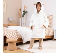 Plaid sweatshirt capuche blanc TU