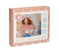 Atmosphera - Plaid Sweatshirt Capuche Licorne - Rose