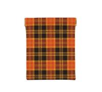 Plaid Tartan d'halloween, Sac de Rangement pour Femmes, Portefeuille supérieur à Presser, Petit Porte-Monnaie, Pochette de Changement