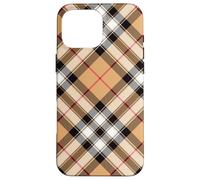 Plaid Tartan Tan Rouge Mode Country Chic City Femmes Printemps Coque pour iPhone 16 Pro Max