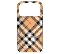 Plaid Tartan Tan Rouge Mode Country Chic City Femmes Printemps Coque pour iPhone 17 Pro