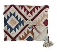 Plaid Tufté Imprimé "Origine" 120x150cm Multicolore Imprimé G