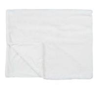 Plaid Ultra Doux 120x150cm Imitation Fourrure Blanche - FLUFFY - ALTOBUY Blanc G