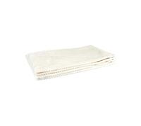 Plaid Ultra Doux 120x150cm Nid d'Abeille Crème - GAYA -