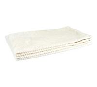 Plaid Ultra Doux 120x150cm Nid d'Abeille Crème - GAYA - ALTOBUY Beige G