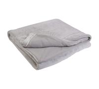 Plaid Ultra Doux 140x200cm Imitation Fourrure Grise