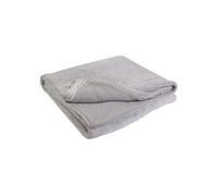 Plaid Ultra Doux 140x200cm Imitation Fourrure Grise
