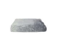 Plaid Ultra Doux 150x200cm Nid d'Abeille Dégradé Gris Blanc - GAYA - ALTOBUY Gris G