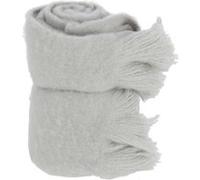 Plaid Uni à Franges "Glen" 130x180cm Gris