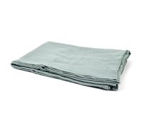 HOME DECO FACTORY - Plaid gaze en coton TX9324 Vert givre 120x150 cm 2 personnes (petit)