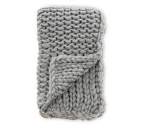 Plaid Uni "Kate" 130x170cm Gris Clair