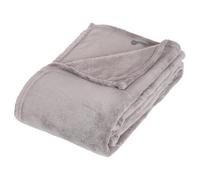 Atmosphera Créateur d'intérieur - Plaid "Microfibre" 130x180cm Gris