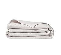 Plaid uni texturé en jacquard de coton, Poème