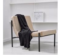 Plaid uni - TODAY - ESSENTIAL - Gris anthracite - 125x150 cm - Doux et moelleux