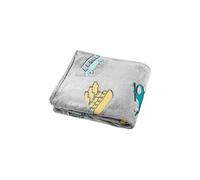 Plaid Voyage, Phosphorescent, Gris, 130x160cm, 100% Microfibre