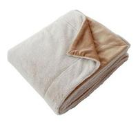 Plaid XL Imitation Fourrure "Rabbit" 180x220cm Beige
