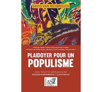Plaidoyer pour un populisme - David Van Reybrouck - Samsa - broché - Essai