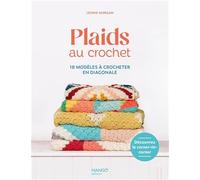 Plaids au crochet: 18 modèles à crocheter en diagonale