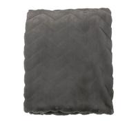 Plaids, jetés Côté Table REFUGE Gris 130x170 cm