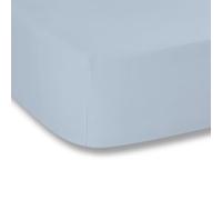 Plain Dyed Blue Drap Housse 140x200