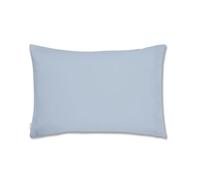 Plain Dyed Cotton Percale Blue 200TC Housewife Pillowcases 50 x 80 cm (2)