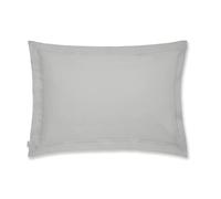 Plain Dyed Cotton Percale Dark Grey 200TC Oxford Pillowcase 50 x 80 cm