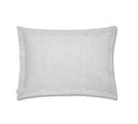 Plain Dyed Cotton Percale Grey 200TC Oxford Pillowcase 50 x 80 cm