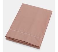 Plain Dyed Cotton Percale Rose Tan 200TC Flat Sheet 180 x 280 cm