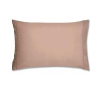 Plain Dyed Cotton Percale Rose Tan 200TC Housewife Pillowcases 50 x 80 cm (2)