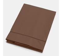 Plain Dyed Deep Taupe Drap Plat 210x280