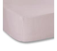 Plain Dyed Pink Drap Housse 140x200