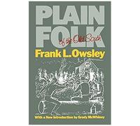 Plain Folk Of The Old South