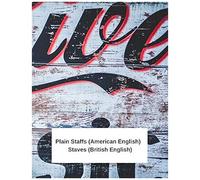Plain Staffs (American English) Staves (British English): Cool Live Music Whitewashed Cover 100 Page 8.5" X 11" Blank Lined Sheet Music Composition Manuscript Diary 12 Plain Staffs Paper For Musicians