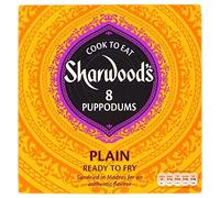 Plaine Grandes Puppodums De Sharwood (8 Par Paquet - 94G)