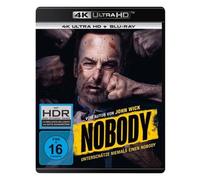 NOBODY G – Bob Odenkirk, Connie Nielsen, Christopher Lloyd – Ultra‑HD Blu‑ray + Blu‑ray