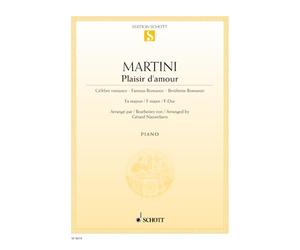 Plaisir d'amour Fa majeur: Célèbre romance. piano.