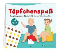 Plaisir de la propreté : tableau de récompense pour les enfants, pour l'apprentissage de la propreté. Développé par des experts en Suède. Livre de pot avec 288 autocollants pour sécher. Sans couche et