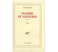 José Cabanis – Plaisir et lectures – Tome 2 : Essais
