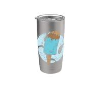 Plaisir fondant de la crème glacée douce Gobelet isotherme en acier inoxydable double paroi