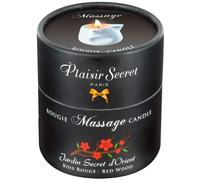 Plaisir Secret Bougie De Massage En Bois Rouge