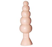 Plaisirs perlés - plug anal à perles - silicone