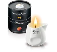 Plaisirs Secrets Bougie de Massage Gourmande Parfum Pèche 80 ml