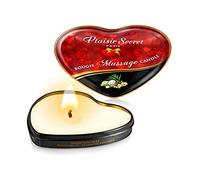 Plaisirs Secrets Mini Bougie de Massage Fruits Exotiques Boîte Cœur 35 ml