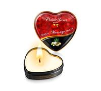 Plaisirs Secrets Mini Bougie de Massage Fruits Exotiques Boîte Cœur 35 ml