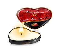 Plaisirs Secrets Mini Bougie de Massage Pêche de Vigne Boîte Cœur 35 ml