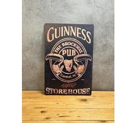 PLAK2L -Plaque Métal Vintage Décorative Biere - 30x20cm