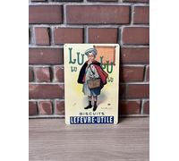 PLAK2L -Plaque Métal Vintage Décorative Lu Biscuit - 30x20cm